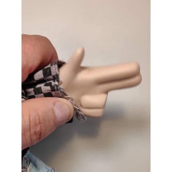 Vintage 80s 16" Porcelain Clown Happiness Hobo Clown-Flaw - Picture 11 of 14